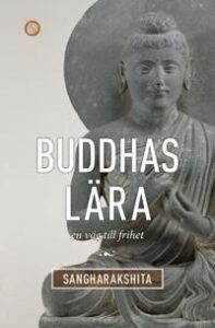 Buddhas lära en väg till frihet bokomslag bild på buddha